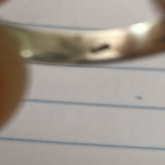 Sterling Silver Turquoise flower and Leaf Ring size 8 - Picture 3 of 3